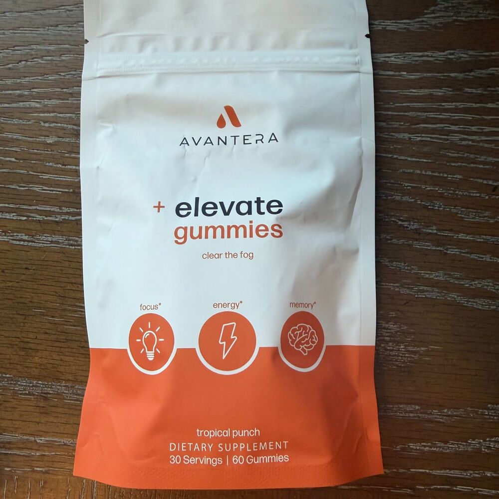 Avantera + elevate kids gummies NEW in sealed bag- ADHD memory brain